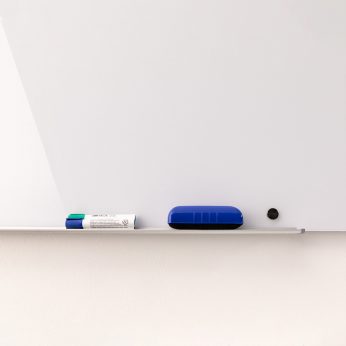 White Frameless Glass Whiteboard - Whiteboards and Pinboards