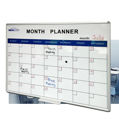 Monthly Planner Whiteboard | Whiteboards and Pinboards