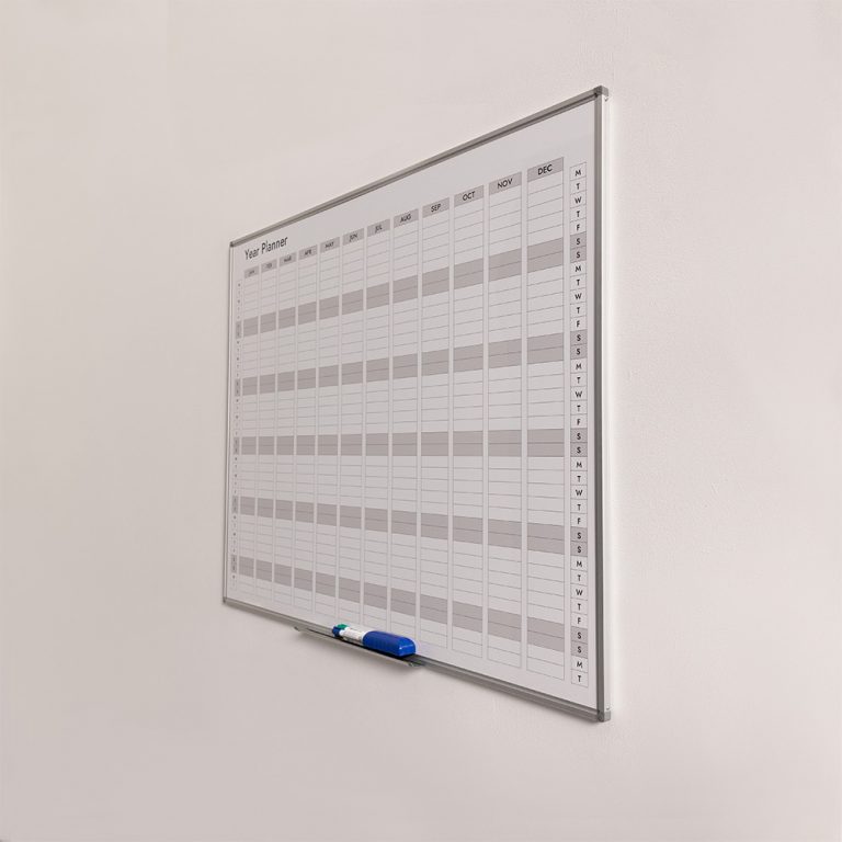 Perpetual Magnetic Year Planner Whiteboard | Whiteboards and Pinboards