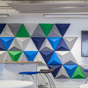 Autex 3D Acoustic Tiles - Wave | Whiteboards and Pinboards