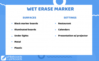 Wet Erase Markers Vs Dry Erase Markers | Whiteboard & Pinboards